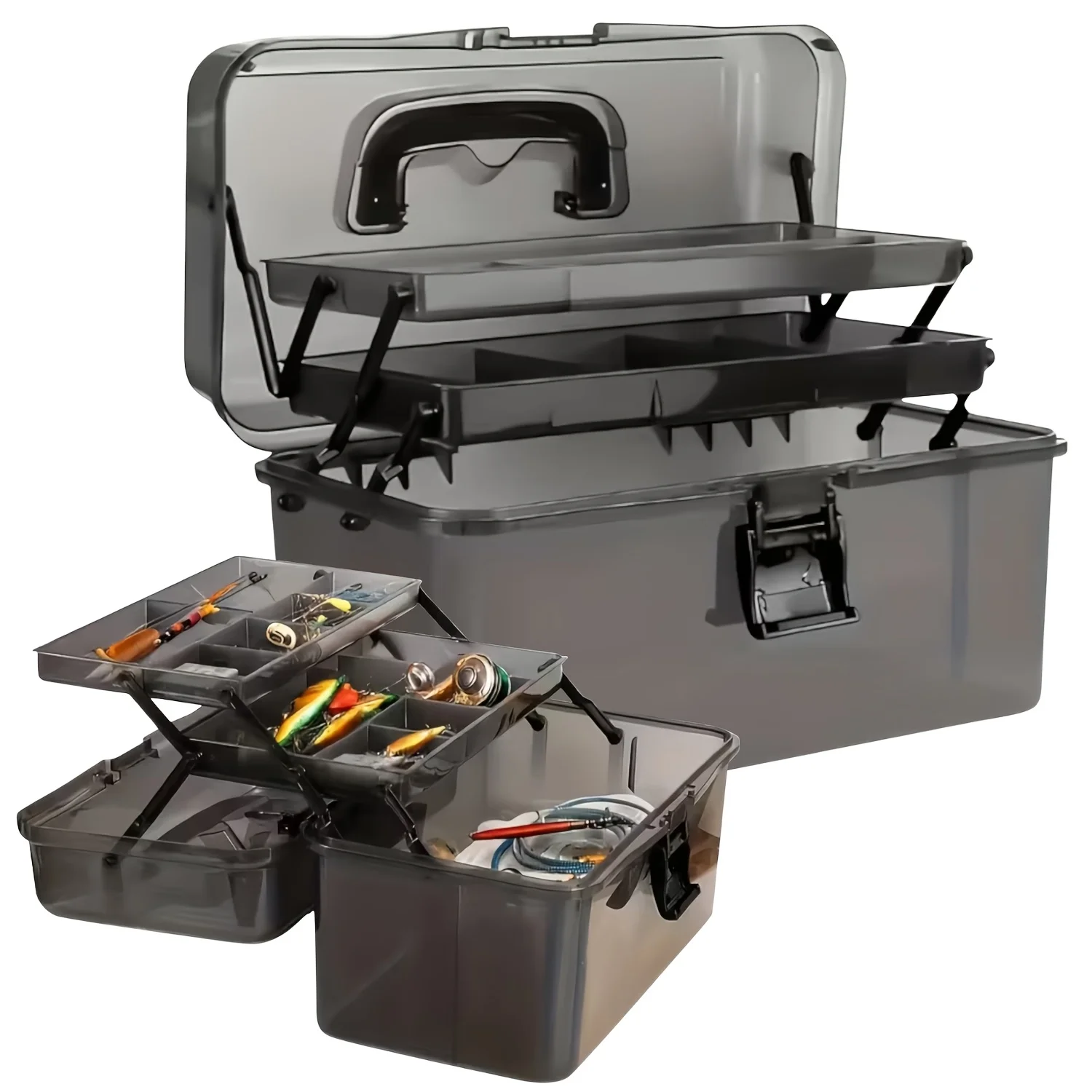 Fishing Kayak Crate - Duurzame PE visuitrusting koffer | Grote