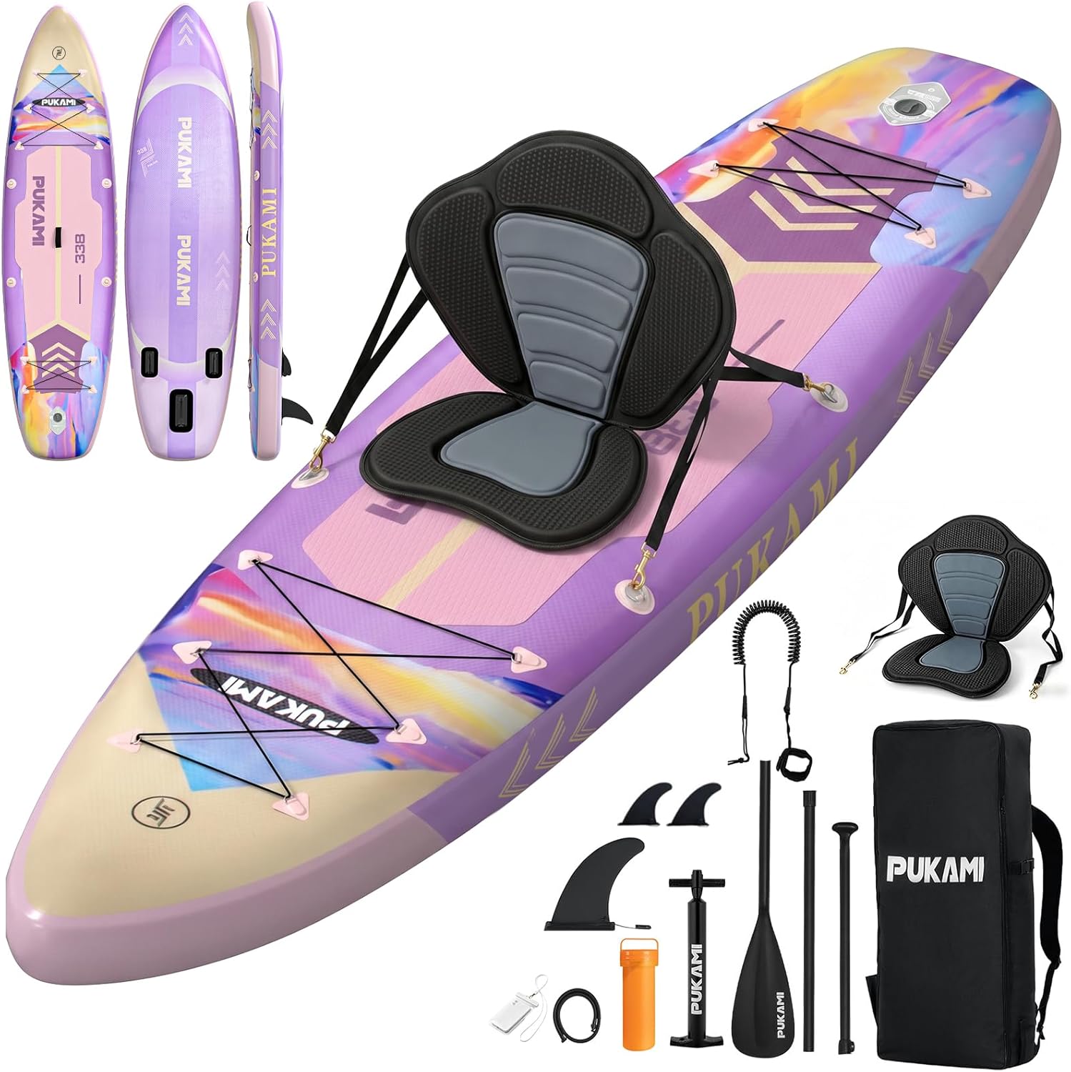 Fishing Kayak Paddle - Extra brede opblaasbare Stand Up Paddle